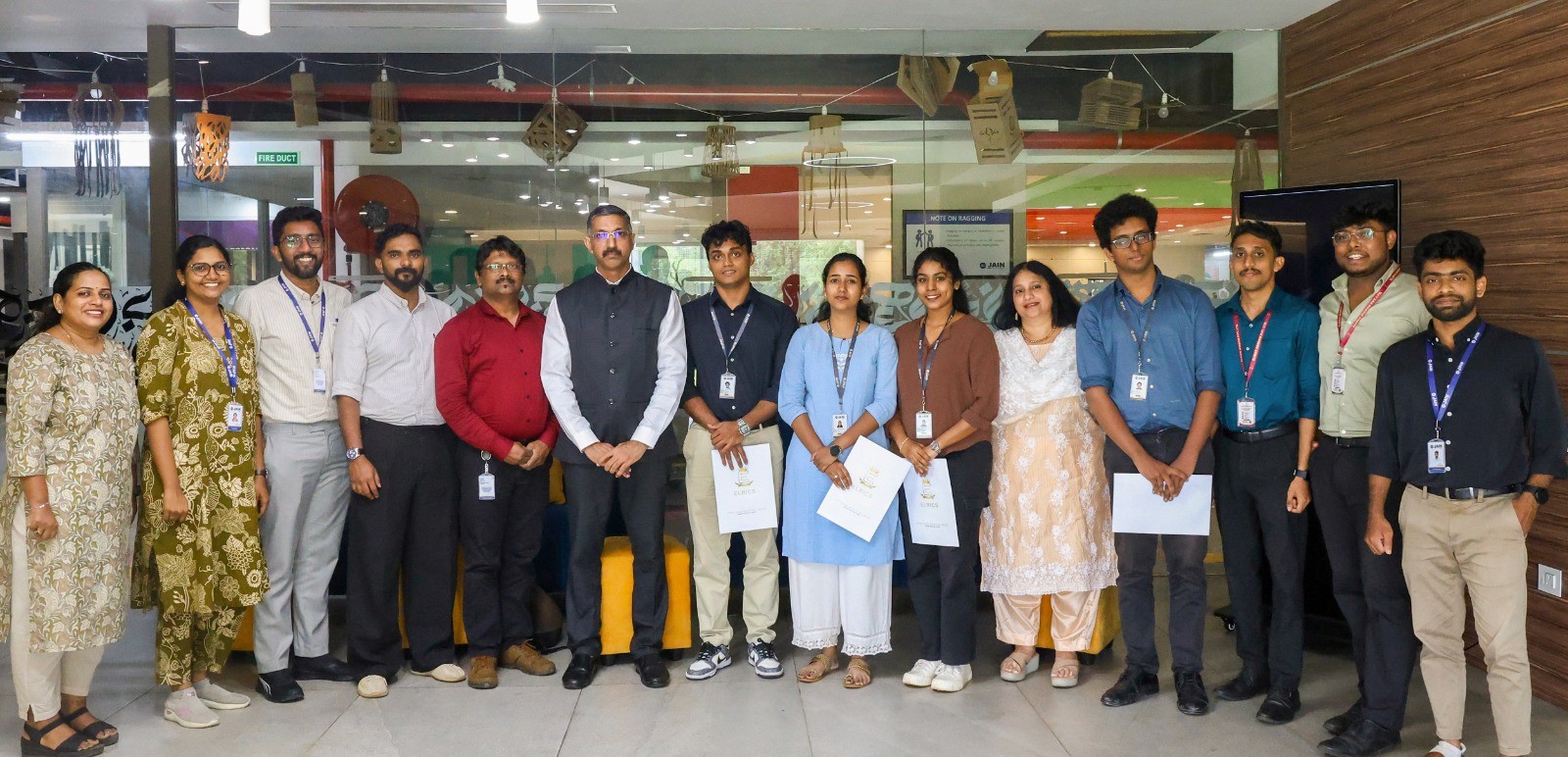 placement drive at Jain University